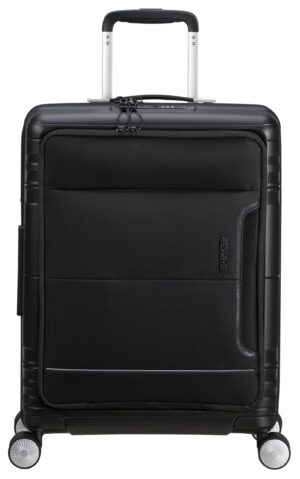 American Tourister Handgepäck-Trolley "HELLO CABIN 55" 36 l 4 Rollen Handgepäck-Koffer Reisegepäck Koffer TSA-Zahlenschloss onyx schwarz