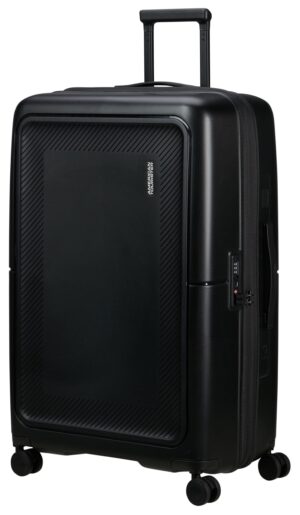 American Tourister Hartschalen-Trolley "DASHPOP 77" 104 l 4 Rollen Koffer groß Reisekoffer TSA-Zahlenschloss Aufgabegepäck true schwarz
