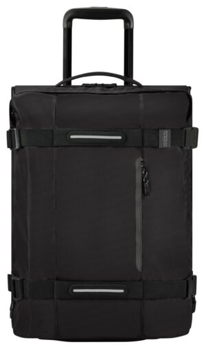 American Tourister Reisetasche "URBAN TRACK 55" Handgepäcktasche Reisetasche Rollen Laptopfach Rucksacktragegurte asphalt schwarz