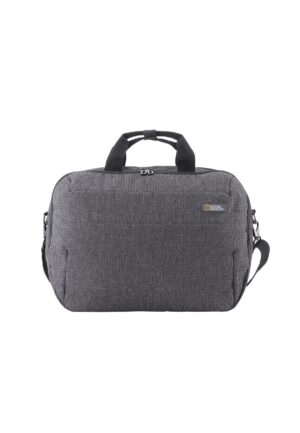 NATIONAL GEOGRAPHIC Aktentasche "Pro" mit gepolstertem Laptopfach grau