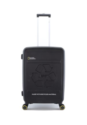 NATIONAL GEOGRAPHIC Koffer "Balance" hergestellt aus RPET Polyester-Material schwarz