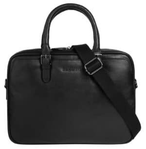 bugatti Aktentasche "BELLA" echt Leder schwarz
