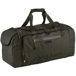 camel active Reisetasche "Explore" wasserabweisendes recyceltes Nylon und reflektierende Reißverschlüsse grün