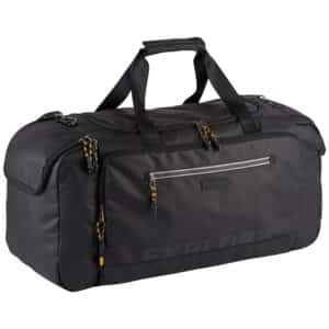 camel active Reisetasche "Explore" wasserabweisendes recyceltes Nylon und reflektierende Reißverschlüsse schwarz
