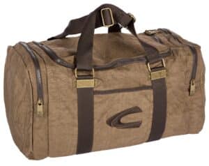 camel active Weekender "Journey" Unisex Reisetasche mit vielen Funktionen und Logostickerei natur